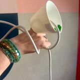 Vintage 70s red ball chandelier