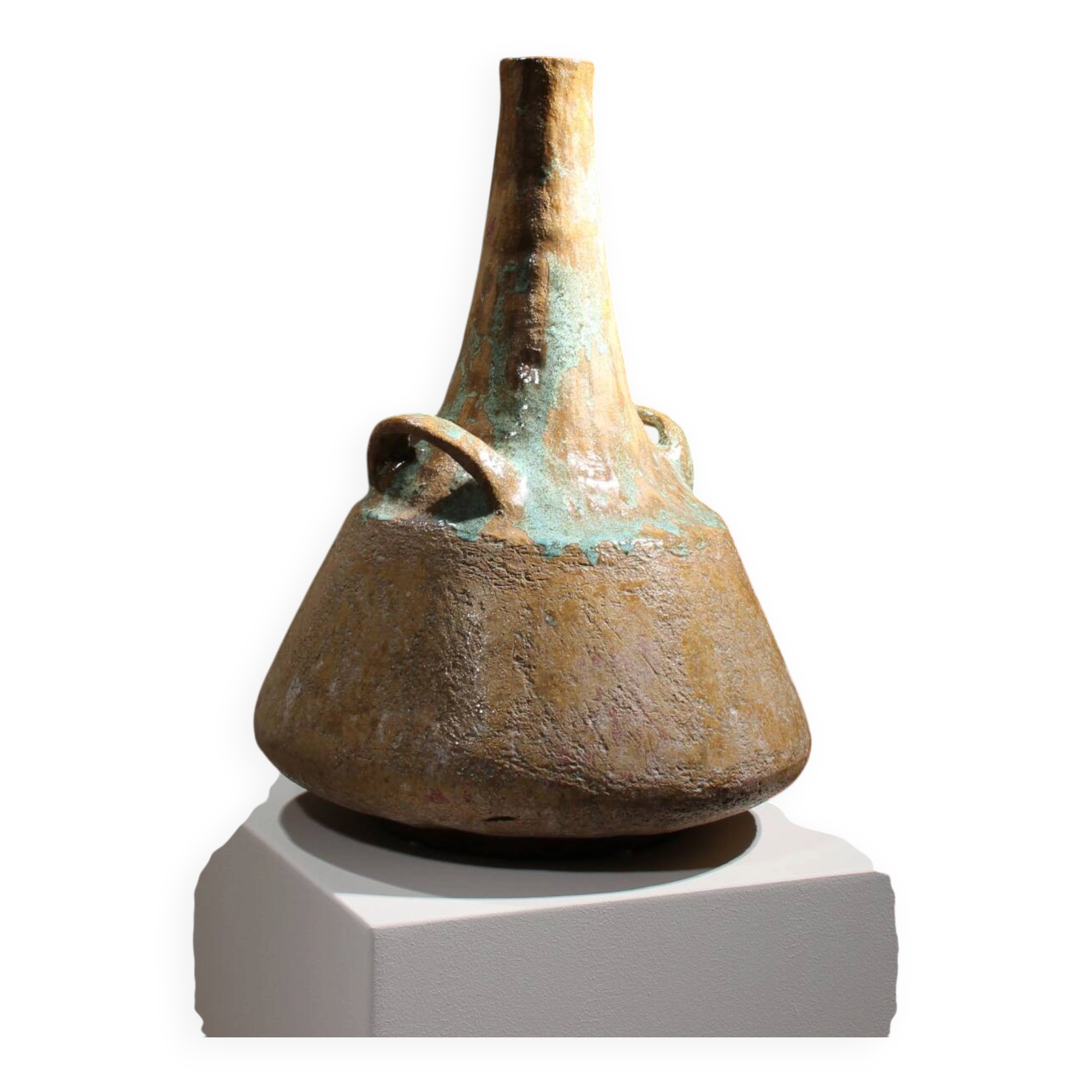 Unique Ceramic Sculpture – Large Floor Vase | Germany 1971