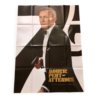 Affiche de cinema originale « Mourir peut attendre » James Bond, Daniel Craig 120x160 cm 2021