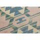 1970s Vintage Turkish Oushak Handmade Wool Cotton Pink Runner Rug 93x176