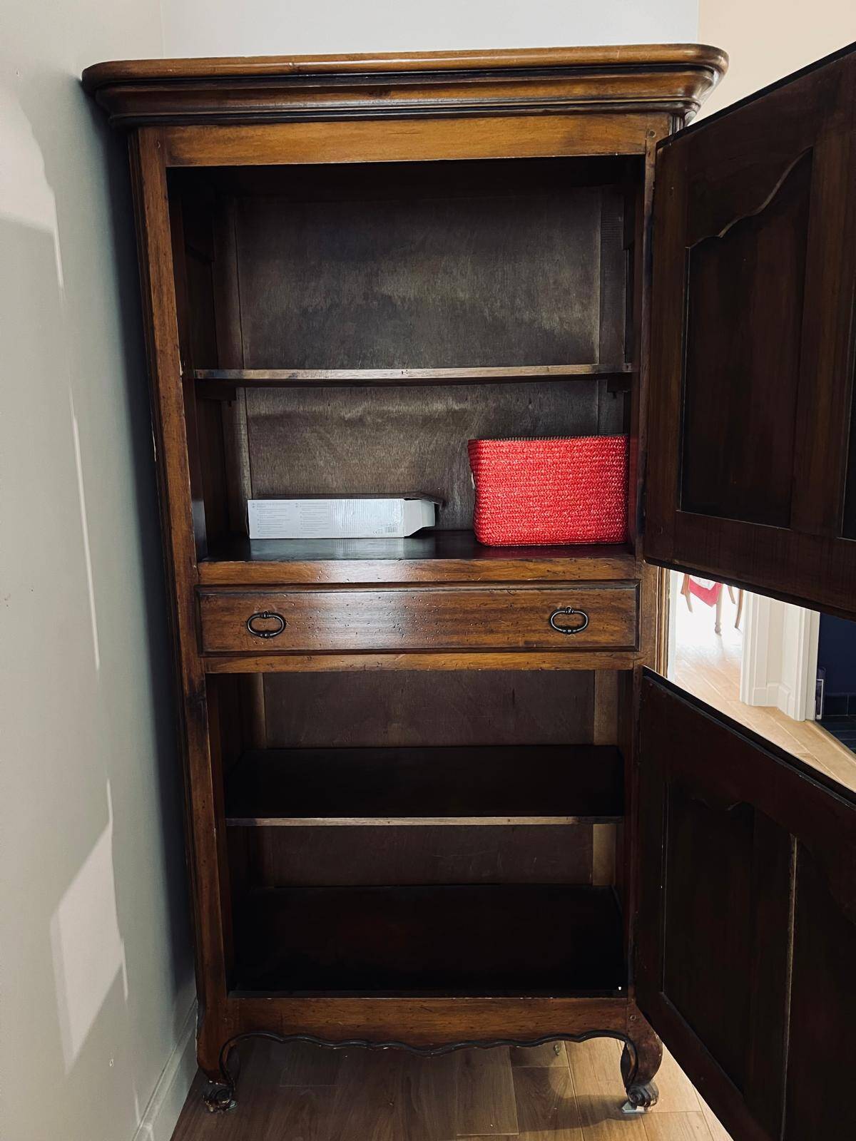 Small wooden wardrobe