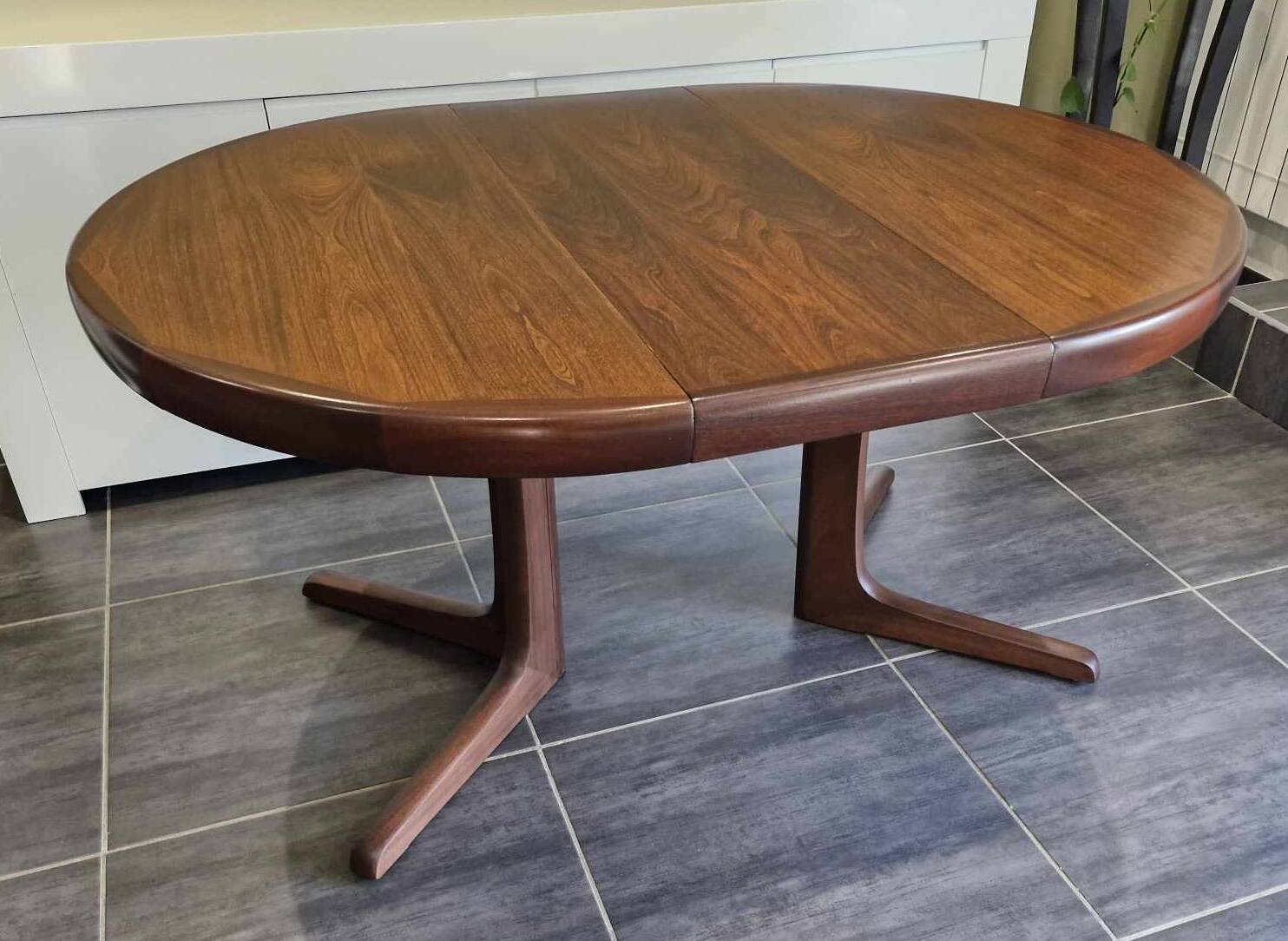 Vintage Baumann extendable table, 1970s