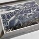 Offset edition in black and white "Genesis" after Sebastião Salgado, framed under glass, 30 x 38 cm