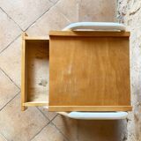 Bedside table attributed to Jacques Hitier, 1950s
