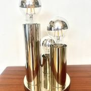 Space Age chrome table lamp – Attributed to Gaetano Sciolari for B