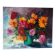 Oil on canvas "Dahlias", 1990s