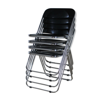 Plia chairs by Giancarlo Piretti for Castelli