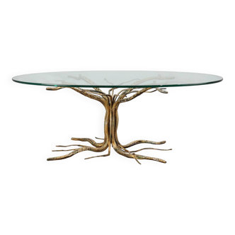 Mid-century forged metal coffee table by Salvino Marsura, Italy 1960s