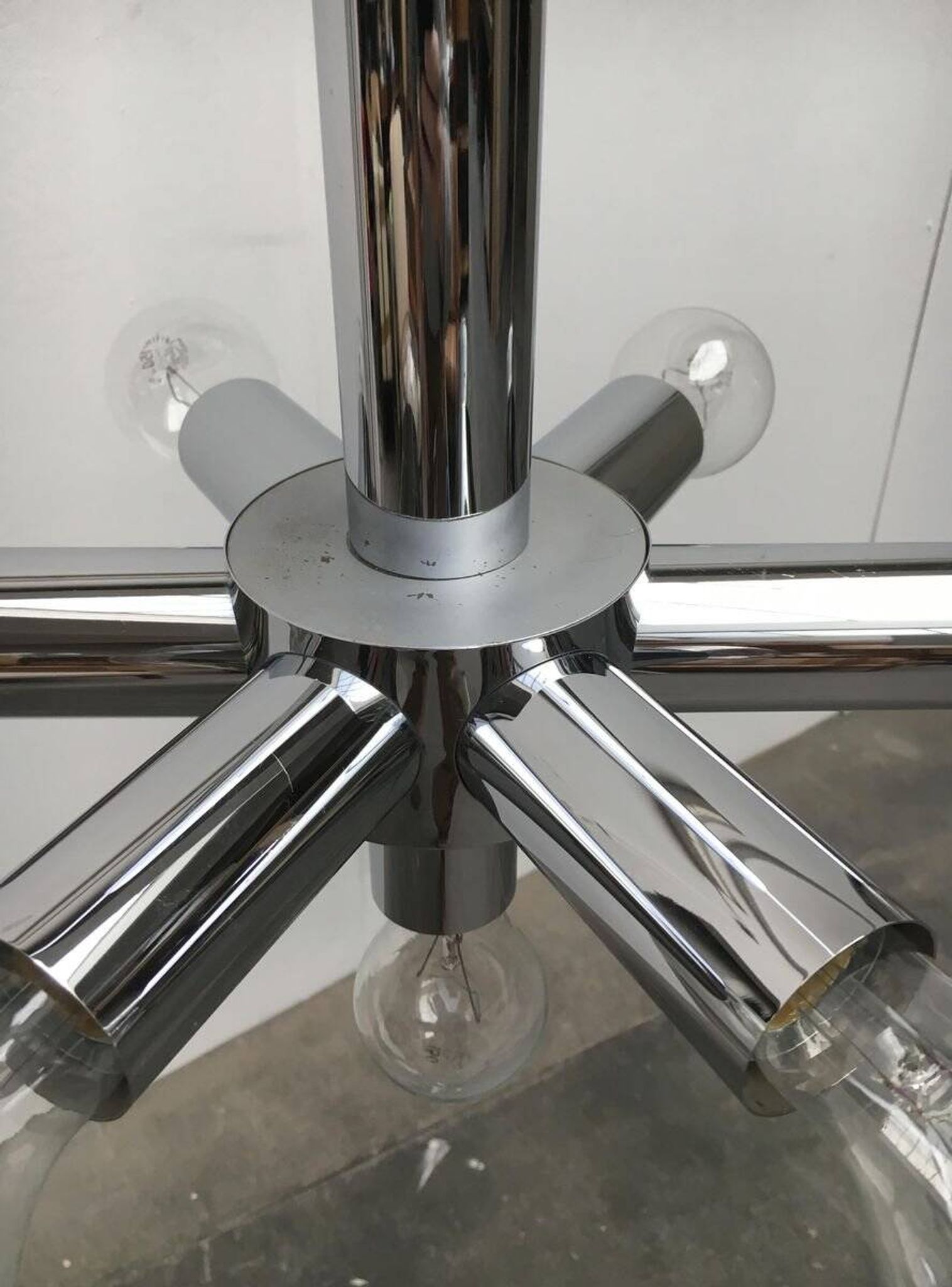 Suspension Chrome Space Age Mid-Century