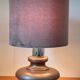 Ceramic Lamp with Aluminium Rim 1970s
