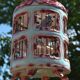 Antique Italian ceramic birdcage