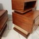 Pair bedside Scandinavian vintage teak year 70 SIMAT DUBINSKI