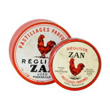 Set of old boxes in painted tole