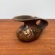 Brutalist Vintage German Bronze Decorative Carafe by Gilde