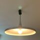 Erco vintage aluminum brushed scandinavian space age style suspension