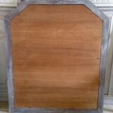 White beveled 81x68cm mirror