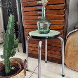 Green formica stool