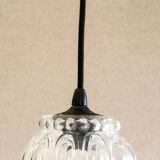 Molded glass suspension with new black cable