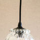 Molded glass suspension with new black cable