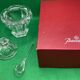 Baccarat crystal mustard pot and spoon