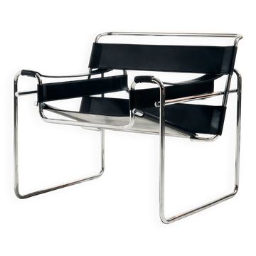 B3 Armchair / Wassily by Marcel Breuer for Gavina