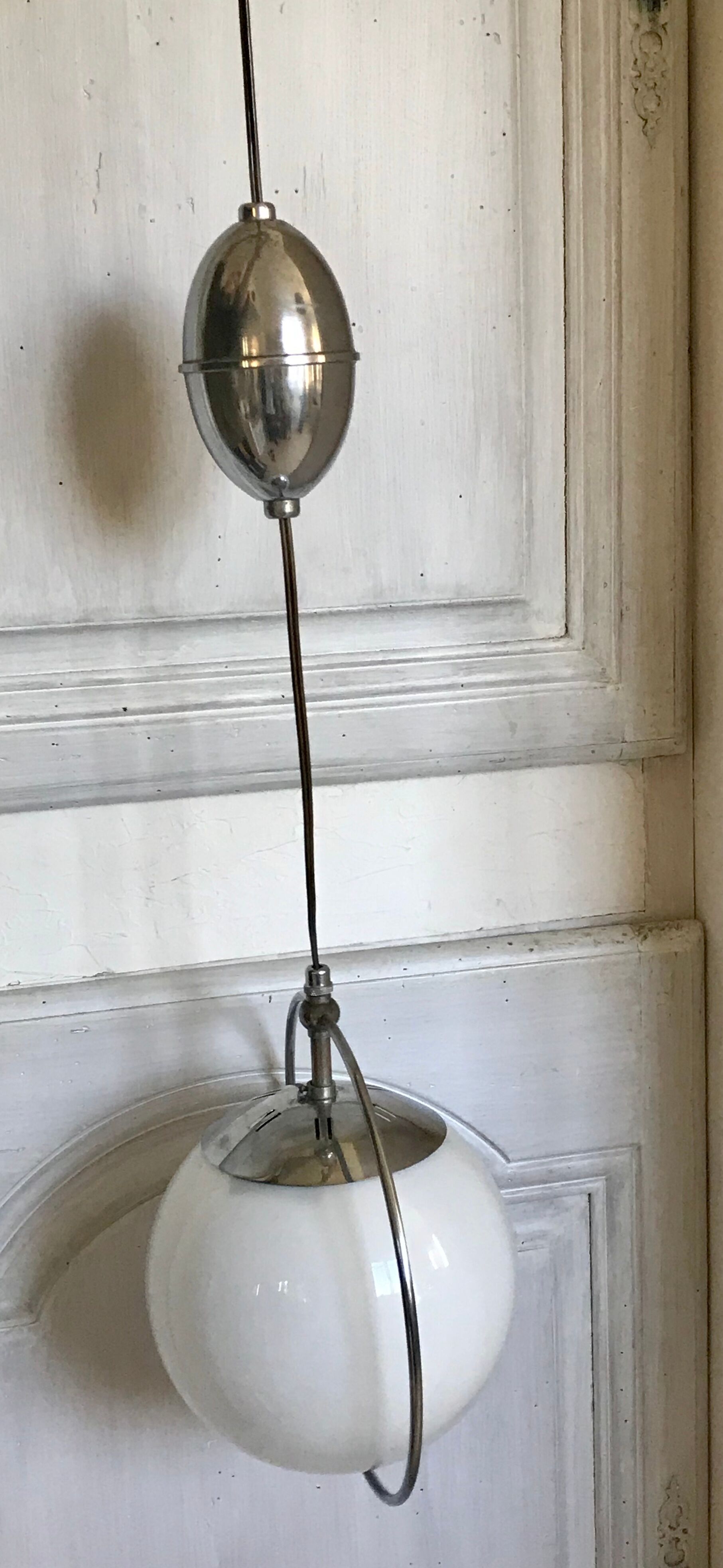 Opaline Art Deco pendant lamp