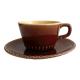 Tasse et soucoupe Digoin Sarreguemines