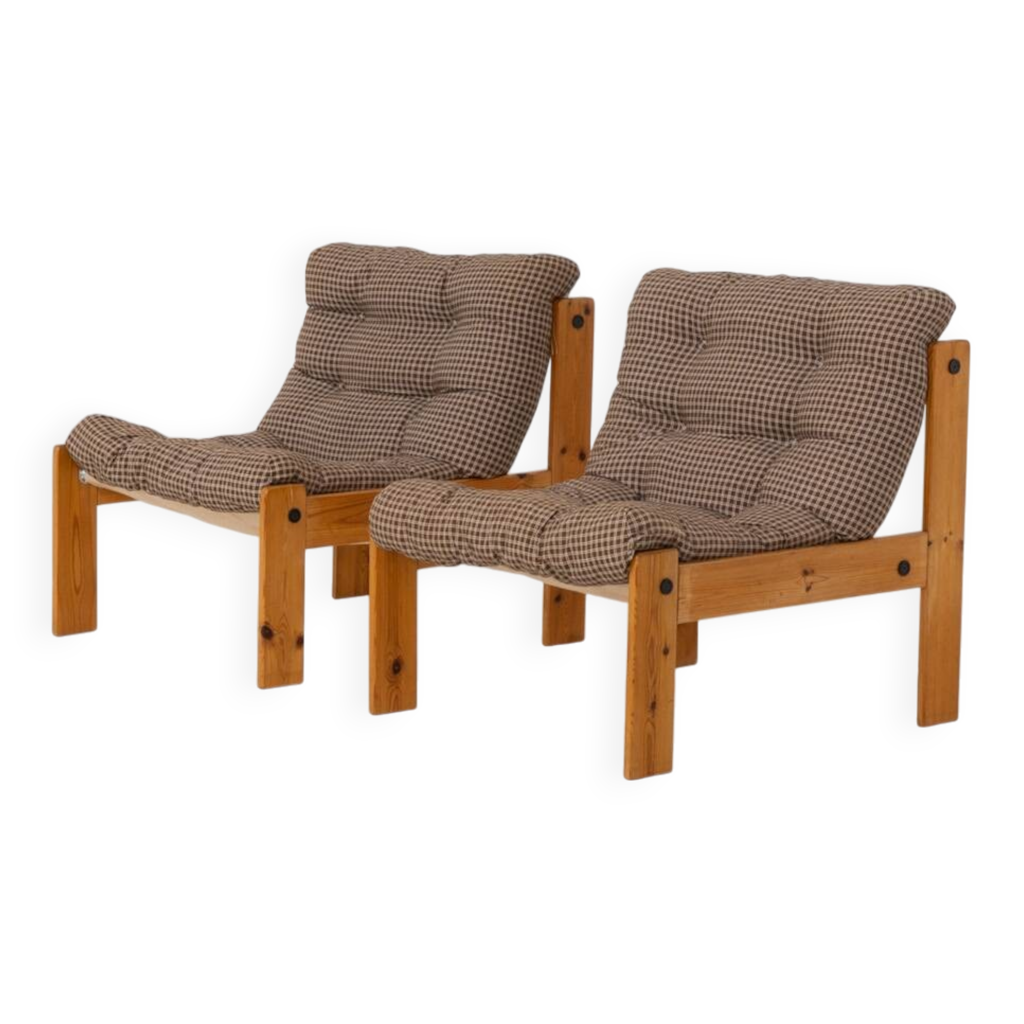 Paire de fauteuils "Neapel" en pin