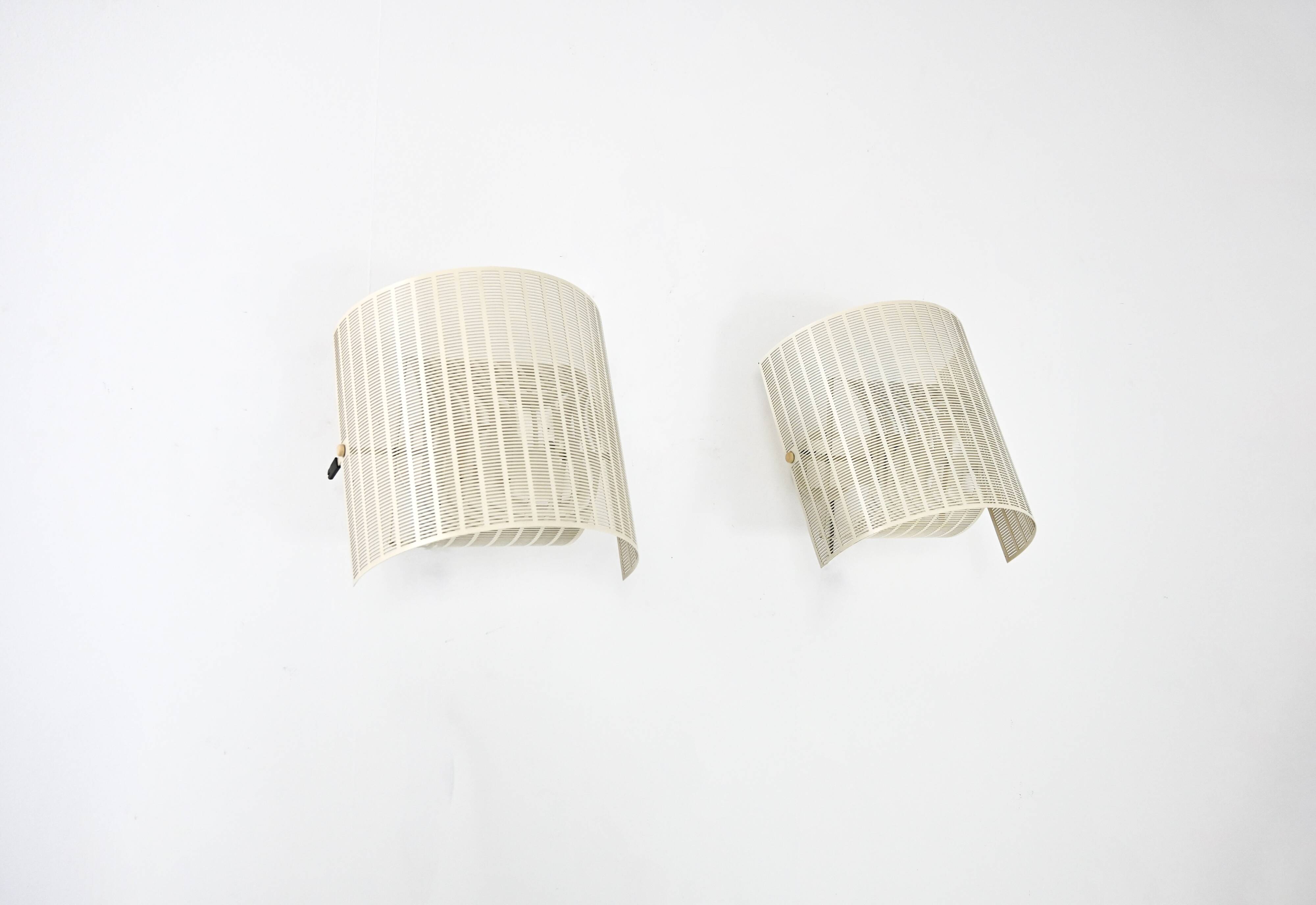 Pair of Shogun Wall Sconces by Mario Botta for Artemide, 1980