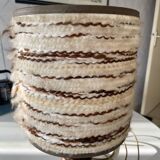 Turned wood lamp from the 1970s