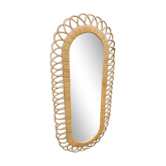 Miroir en rotin de Franco Albini/Bonacina 1960-italie