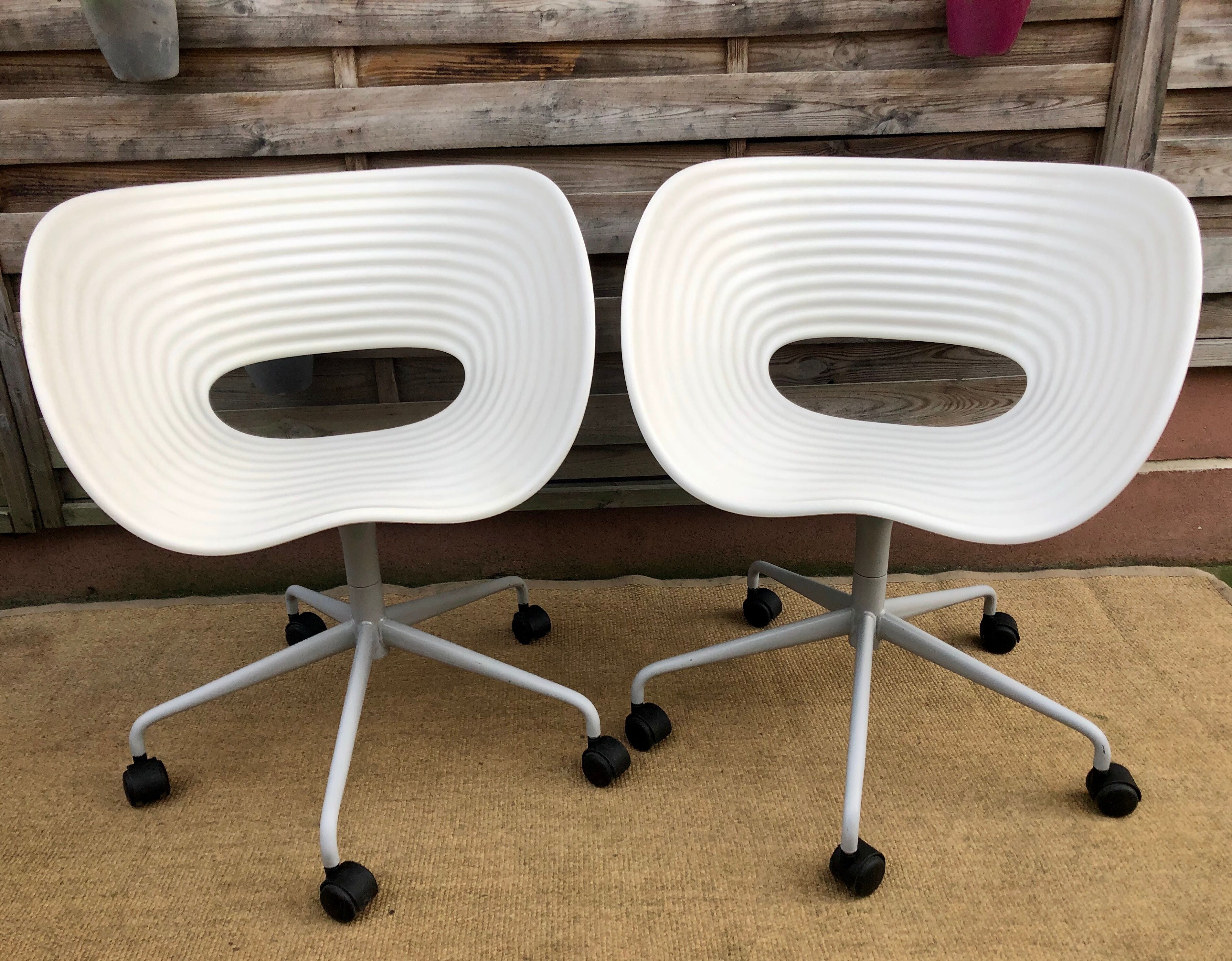 Tom Vac wheelchair design Ron Arad vintage Vitra 90 white