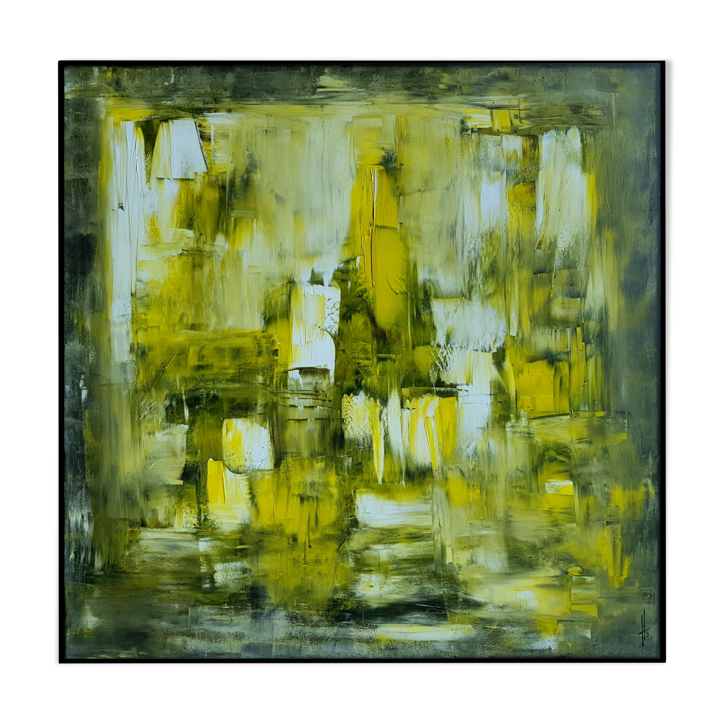 Abstract painting "yellowstone"