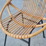 Rattan armchair