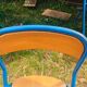 Lot de 10 chaises écoles des années '70, 5 bleus et 5 vert