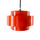 Red Ceiling Light by Jo Hammerborg for Fog Morup, Denmark 1969.