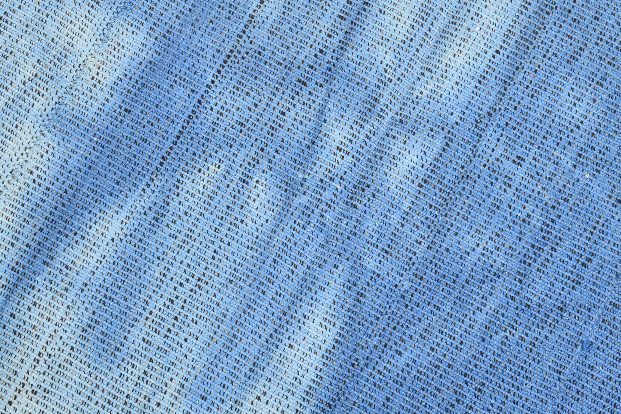 Blue oversize turkish rug 357x270cm