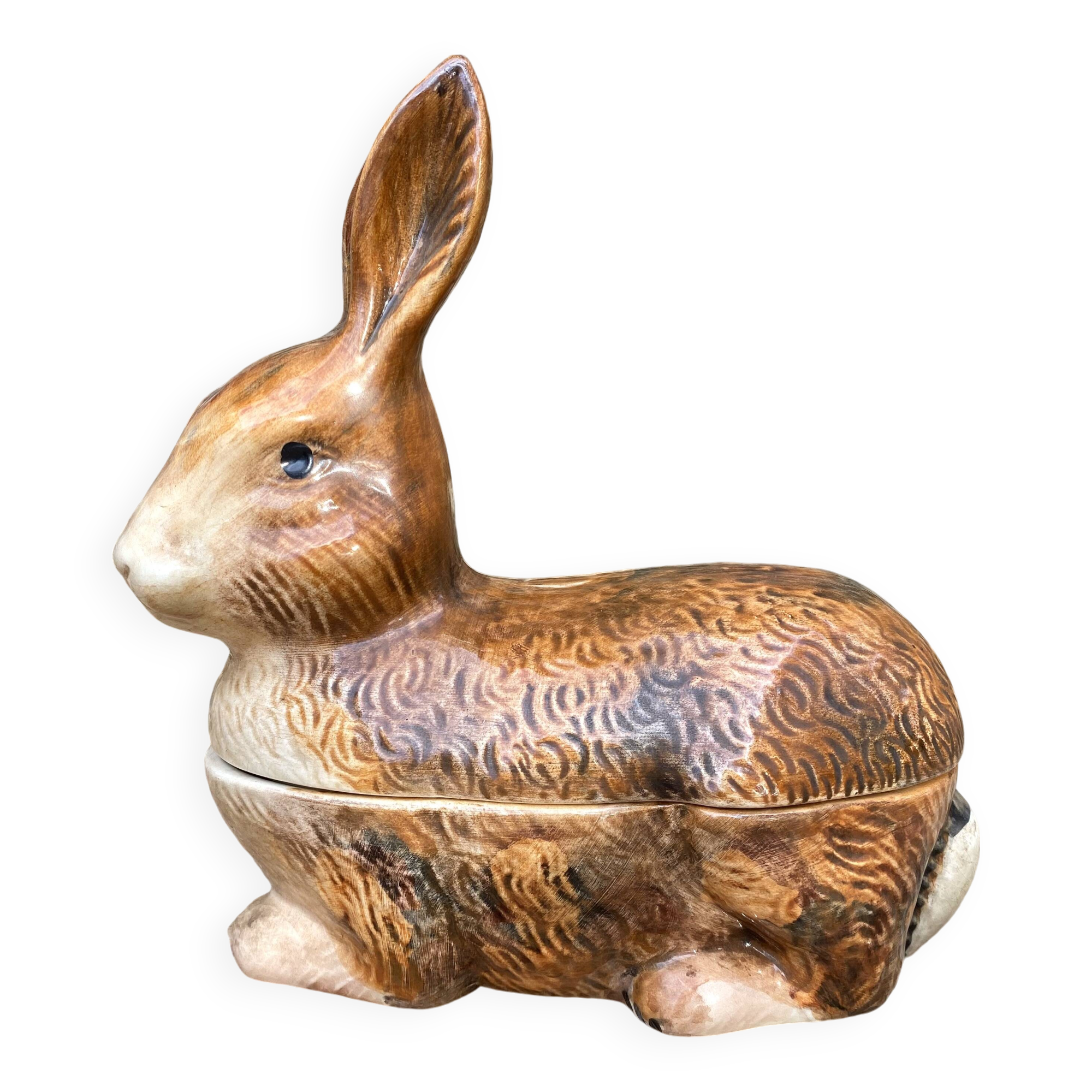 Ceramic rabbit, Caugant earthenware terrine