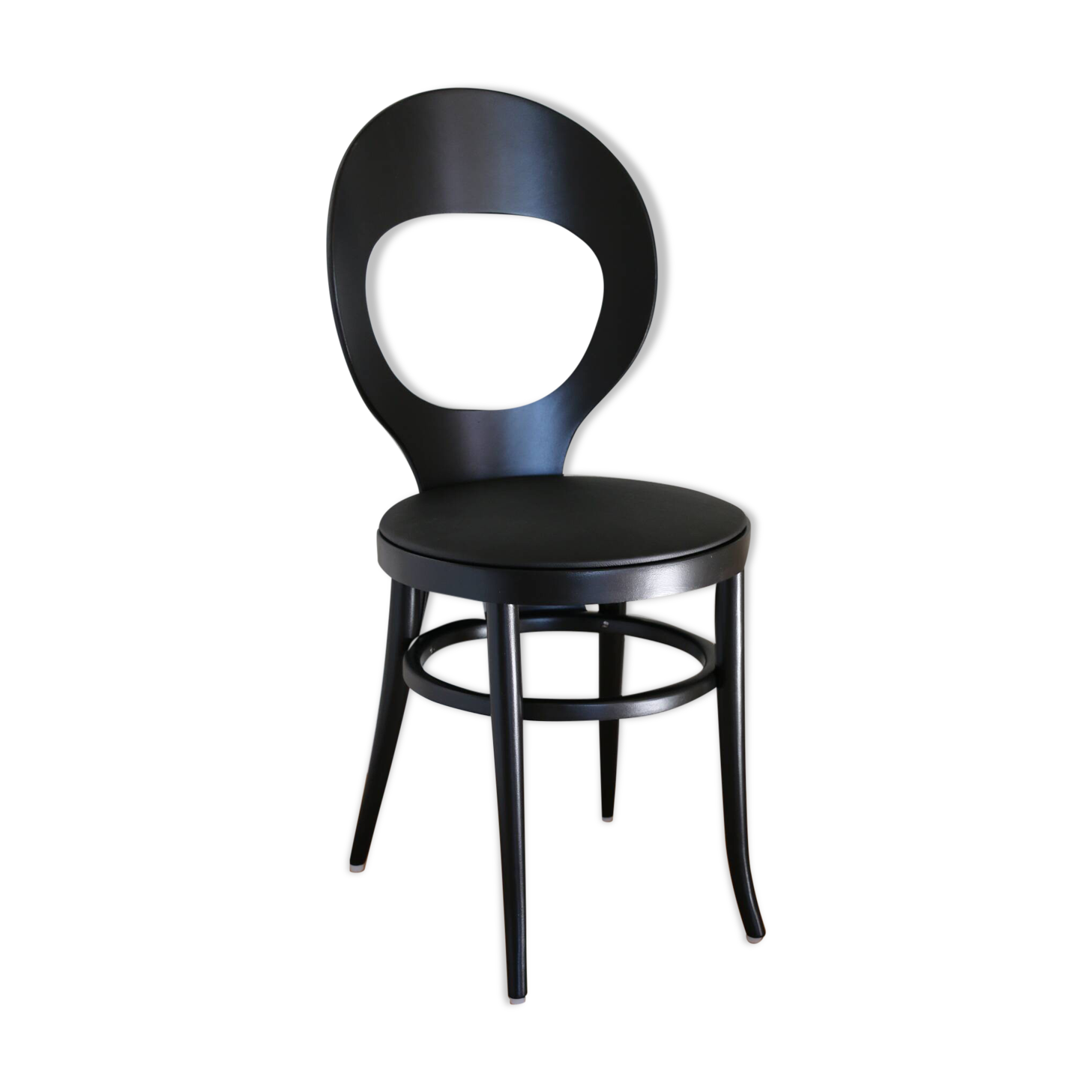 BAUMANN black seagull chair black skai