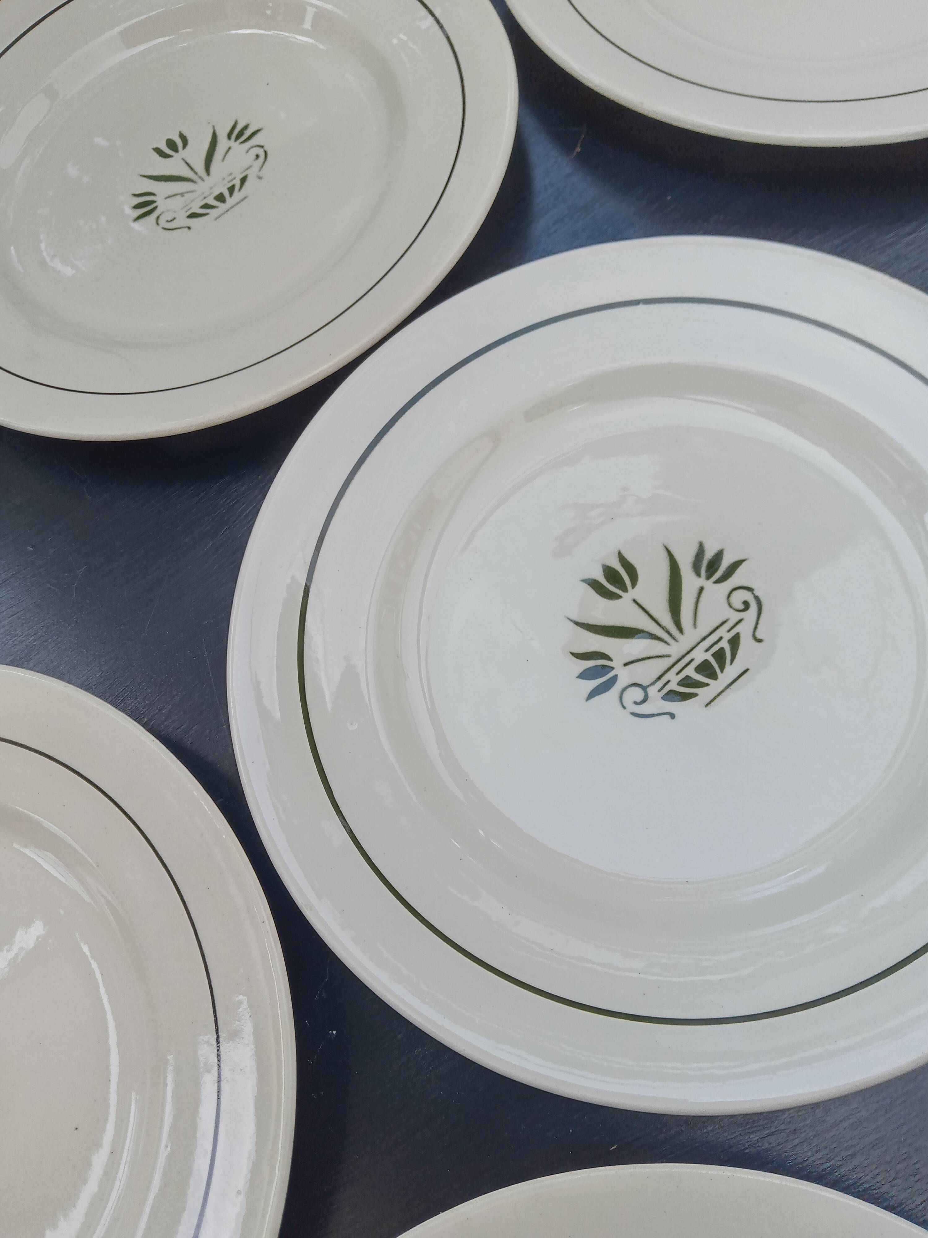 12 Terre de Fer Marmoz flat plates