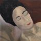 Table nude woman lying 40x80