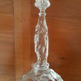 Chandelier art deco moulded glass by Portieux