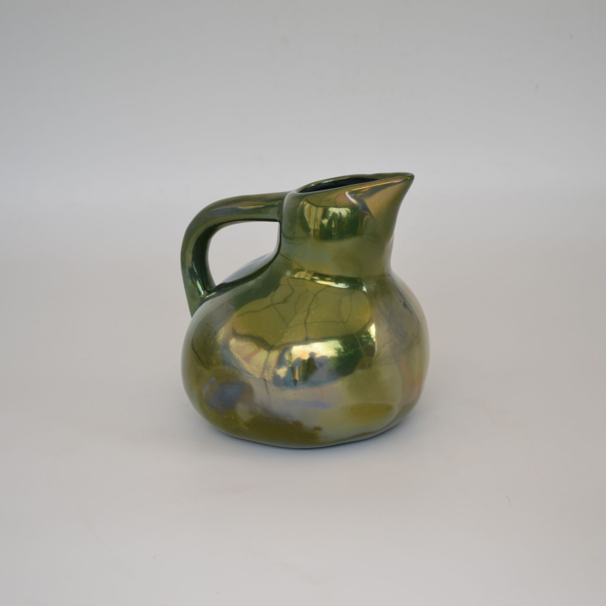 Rambervillers S.A.P.C. flamed sandstone pitcher