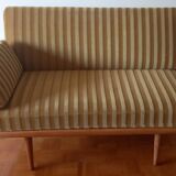 Vintage Minerva 2-seater teak sofa by Peter Hvidt and Orla Molgaard