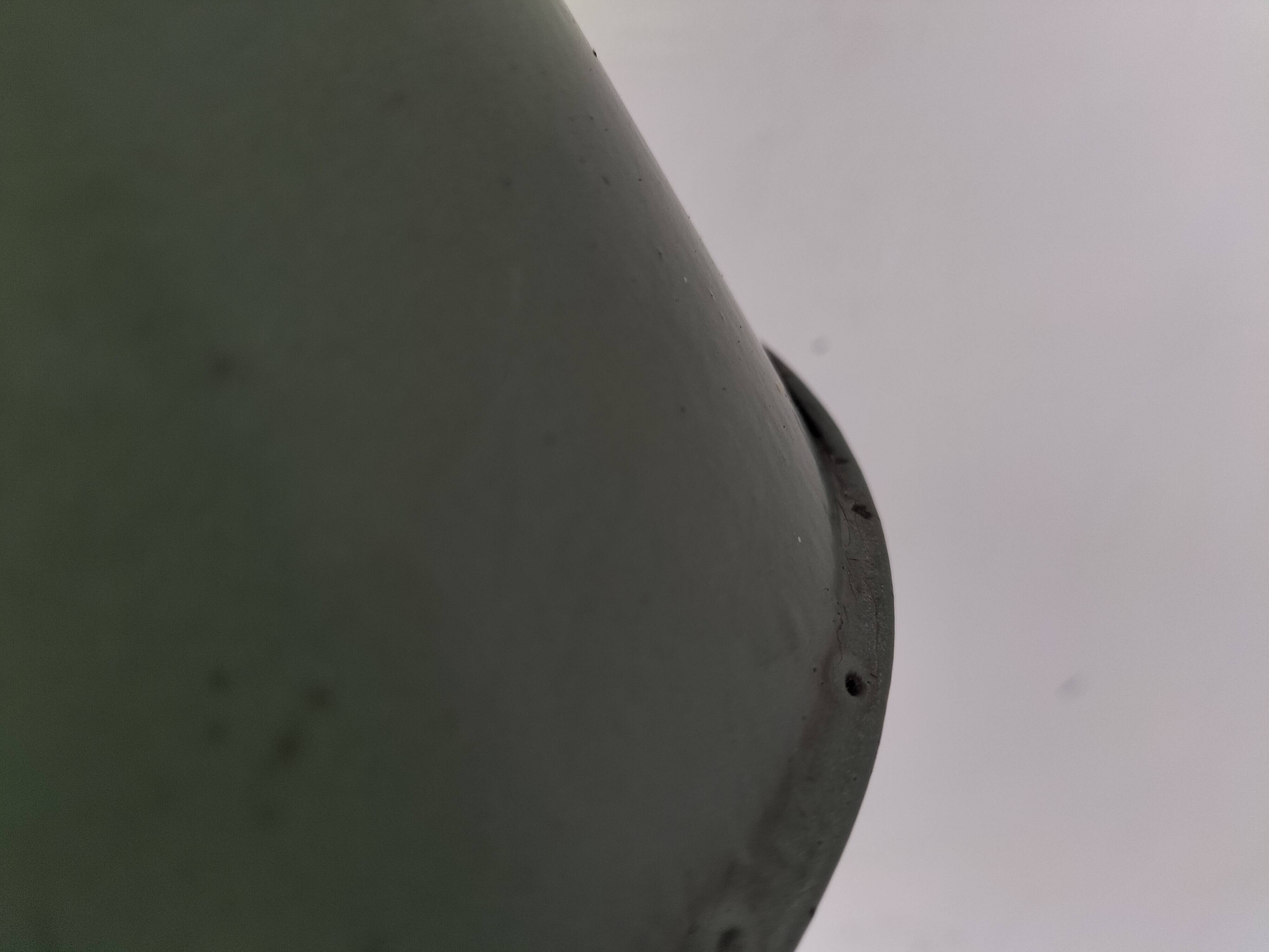 Enamelled sheet metal cone pendants