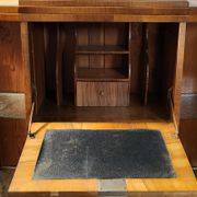 Art deco showcase bar furniture in rosewood veneer. 1930s.