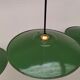 Lot de 4 lampes en tôle émaillée
