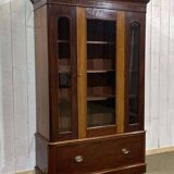 19th-century English mahogany library