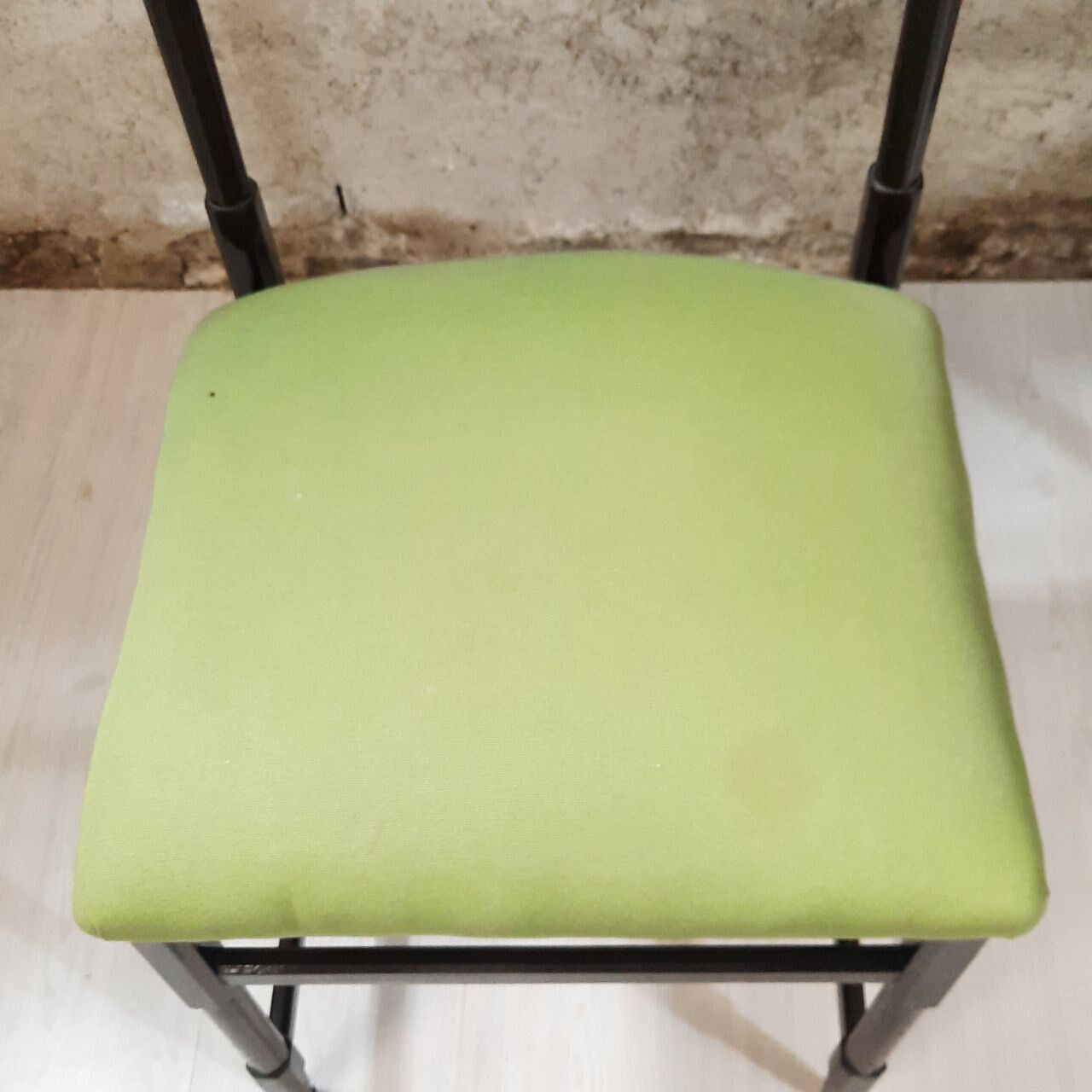 Six 50's chairs - varnished wood