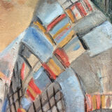 Painting 40's "the brown lady with the damn"